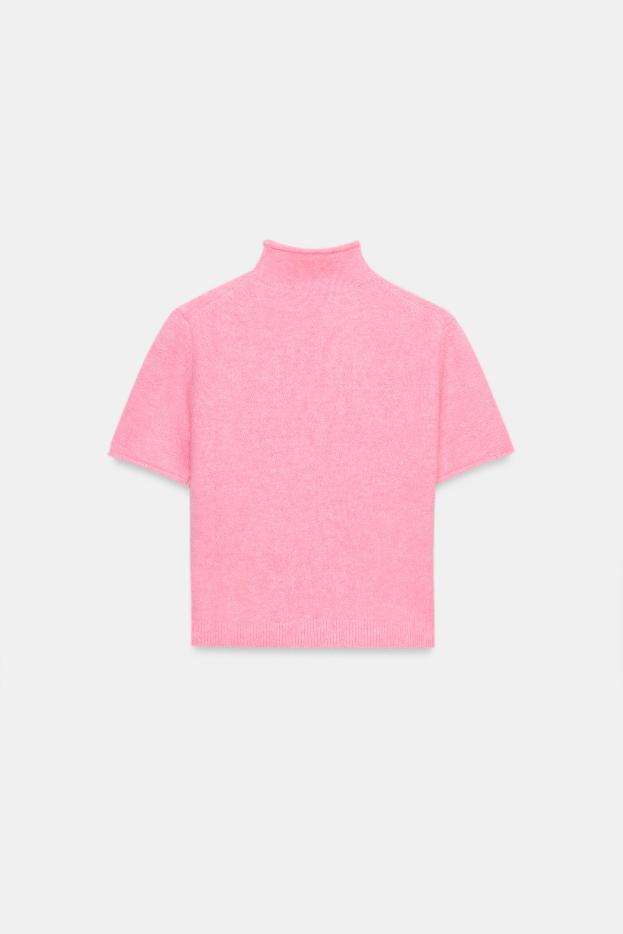 PULL MANCHES COURTES MAILLES DOUCES